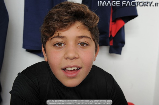 2014-10-26 Ambrosiana-Hockey Milano Rossoblu U12 0116 Samuele Basile